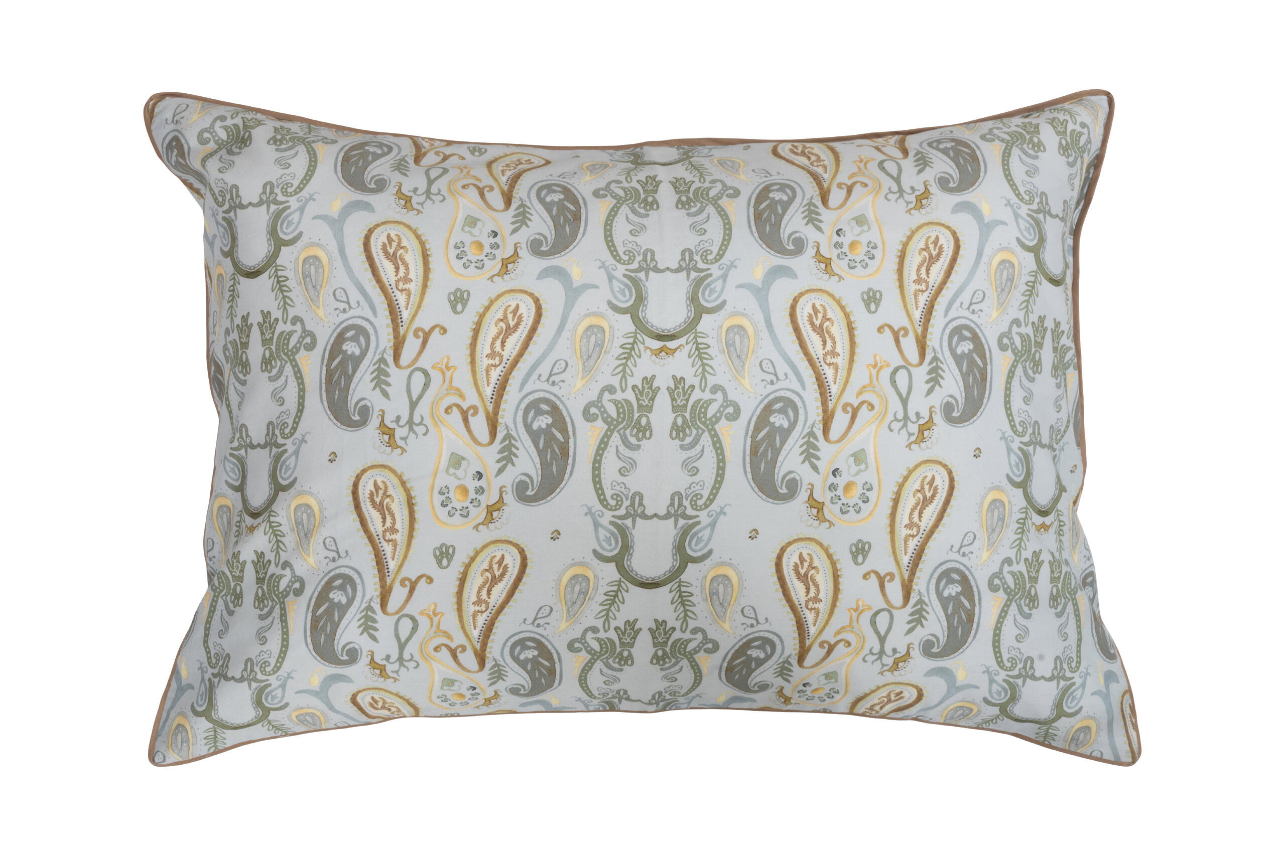 Örngott Fabiola Satin Paisley Blå 50x60 Borås Cotton