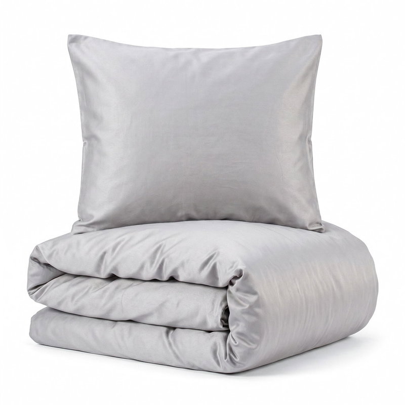 Bambu Bäddset Grå Dubbeltäcke 220x210 Björk®