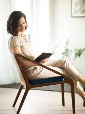 Sittdyna Blå 40x42x5 Tempur