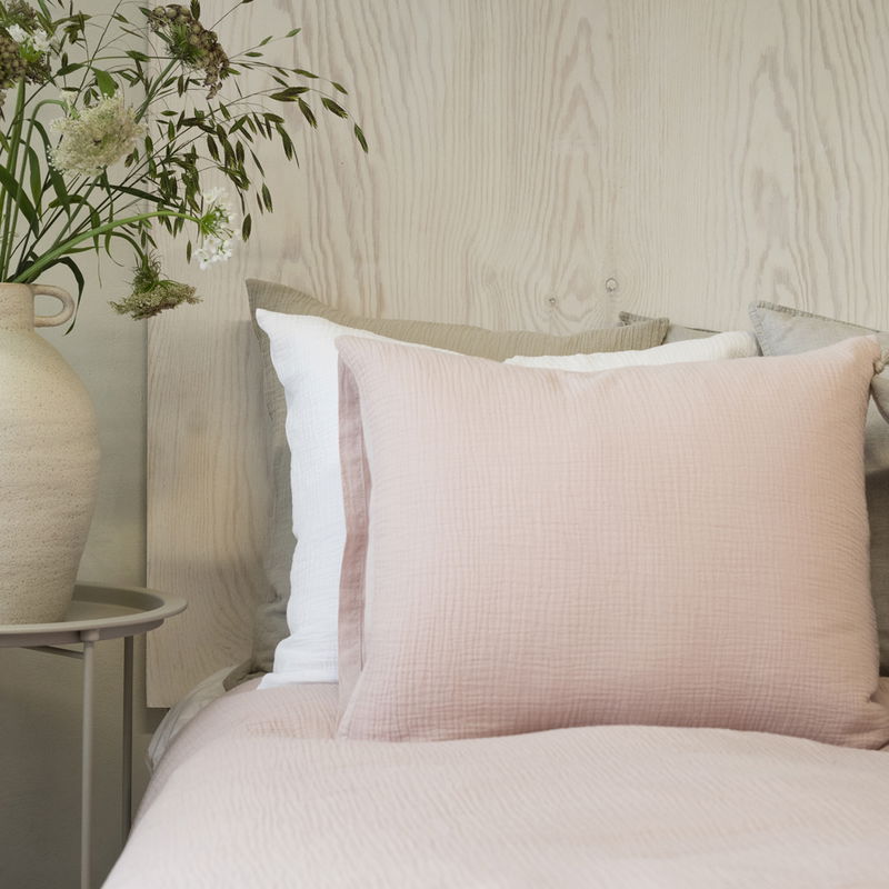 Rolling Rosa Bäddset Enkeltäcke 150x210 Borganäs of Sweden