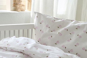 Päron Rosa Barn SpjälsängBäddset 100x130 Borganäs of Sweden