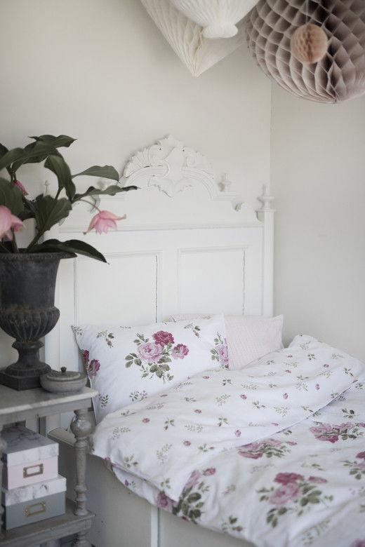 New Dawn Blommor Rosa Bäddset Enkeltäcke 150x210 Borganäs of Sweden BnFicMdcpCf9fwR1715688337