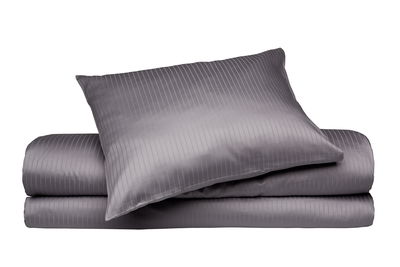Satin Monaco Bäddset Grå 150x210