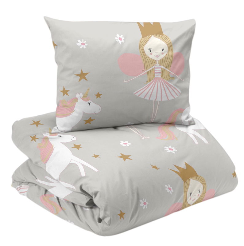 Nellie Prinsessa Grå Barn Bäddset Enkeltäcke 150x210 Redlunds Nellie Prinsessa Grå Barn Bäddset Enkeltäcke 150x210 Redlunds