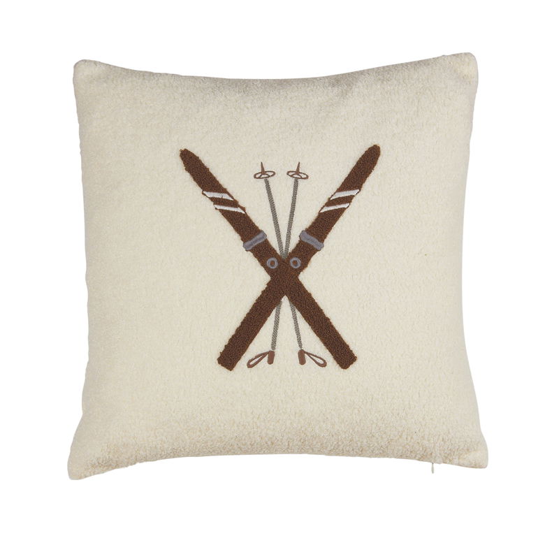 Ski Off-White Kuddfodral 48x48 Fondaco