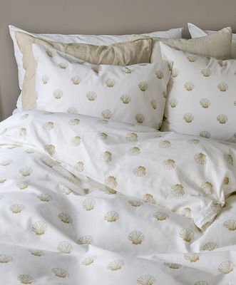 Havsbris Gul Bäddset Enkeltäcke 150x210 Borganäs of Sweden