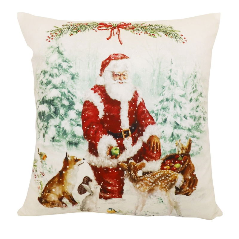 Old Santa Multi Kuddfodral 45x45 Redlunds