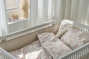 Floret Sand Barn Bäddset Spjälsäng 100x130 Borganäs of Sweden