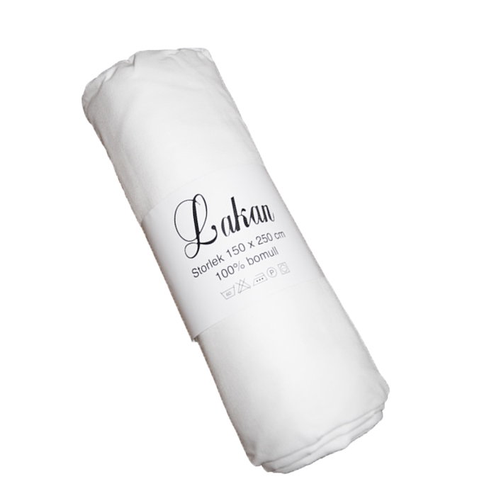 Kampanj Vit Lakan Enkelsäng 150x250 Nina Royal