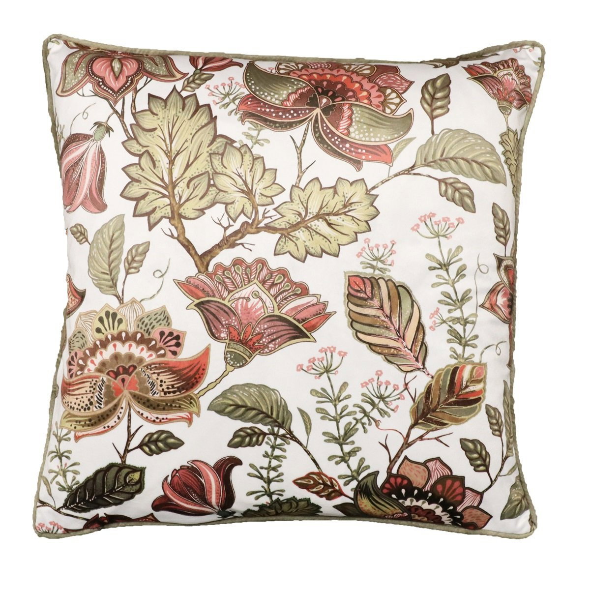 Shelly Vit/Rosa Kuddfodral 45x45 Redlunds