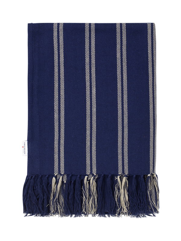 Pläd Vedhall Randig Marin 130x170 cm Lord Nelson