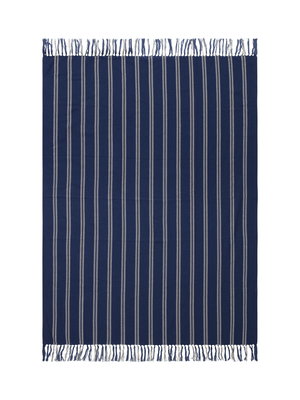 Pläd Vedhall Randig Marin 130x170 cm Lord Nelson