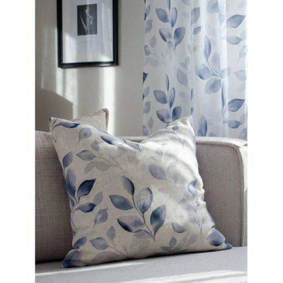 Silje Blå Blommor Kuddfodral 45x45 Svanefors