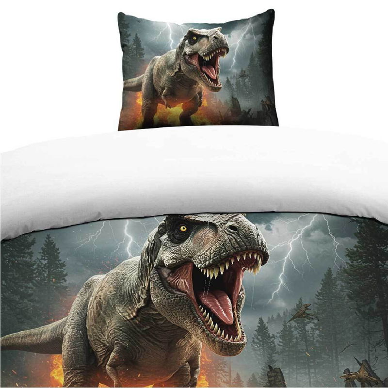 Dinosaur Multi Bäddset Enkeltäcke 150x210 Borganäs of Sweden Dinosaur Multi Bäddset Enkeltäcke 150x210 Borganäs of Sweden