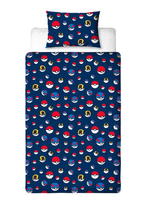 Pokemon Multi Barn Bäddset Enkeltäcke 150x210