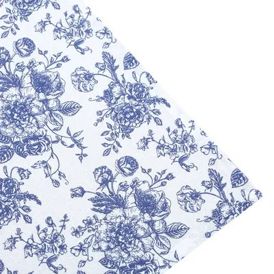 Kökshandduk Linnea Blå/Vit 50x70 4-pack Classic Textile