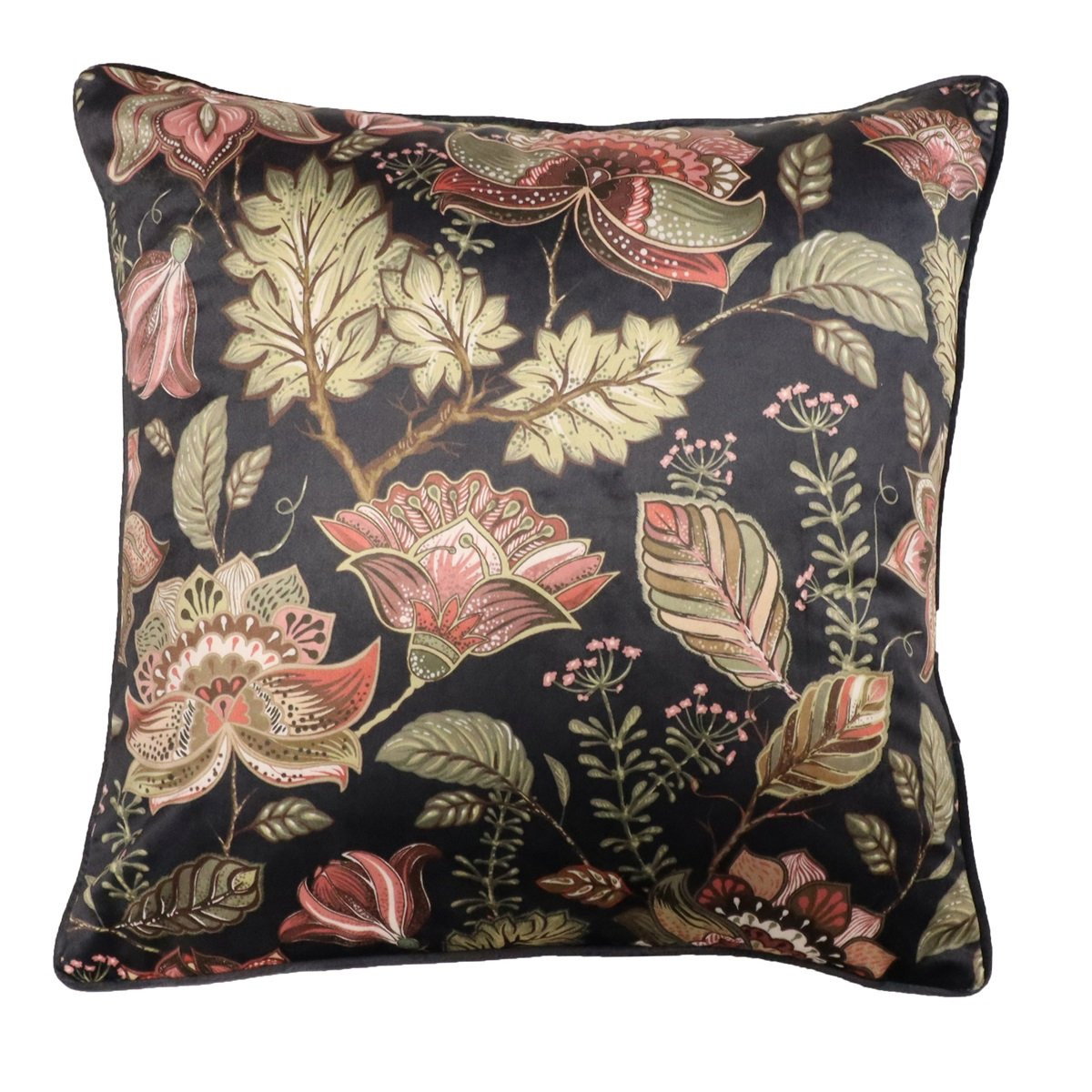Shelly Svart/Rosa Kuddfodral 45x45 Redlunds