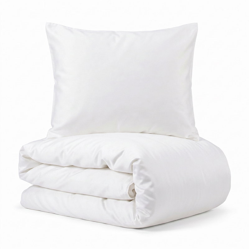 Bambu Bäddset Vit Dubbeltäcke 220x210 Björk®