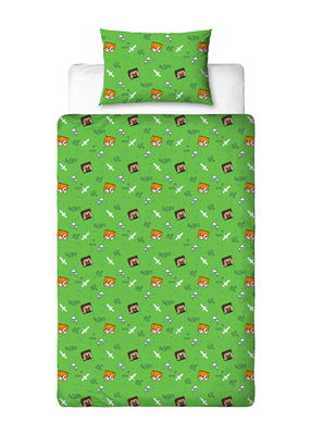 Minecraft Multi Barn Bäddset Enkeltäcke 150x210