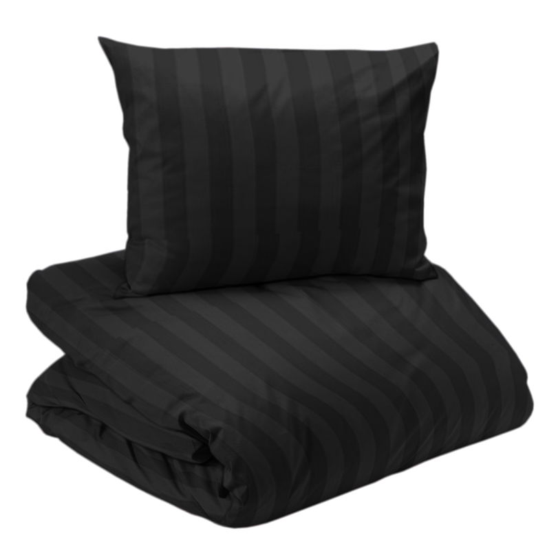 Hotell Mirage Bäddset Satin Svart Enkeltäcke 150x210 Redlunds Hotell Mirage Bäddset Satin Svart Enkeltäcke 150x210 Redlunds
