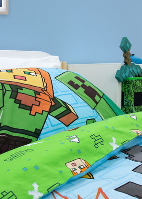 Minecraft Multi Barn Bäddset Enkeltäcke 150x210