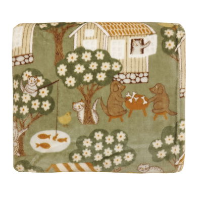 Åsgränd Grön Pläd 130x150 Redlunds