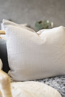 Örngott Enfärgat Beige Rolling 50x60 Borganäs of Sweden