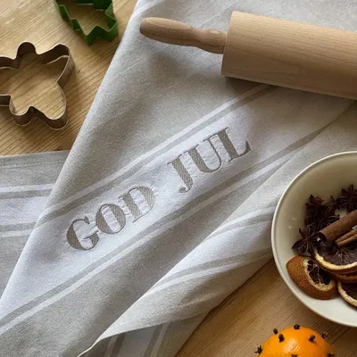 Kökshandduk God Jul 50x70 Recycled by Wille