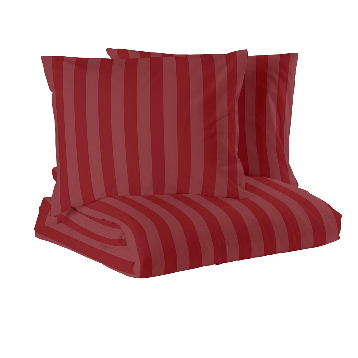 Hotell Mirage Bäddset Satin Julröd Dubbeltäcke 220x210 Redlunds