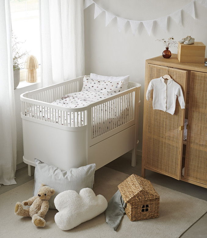 John Beige Bilar Barn Bäddset Spjälsäng 100x130 Borganäs of Sweden UmtKMVRjqrimI221721303618