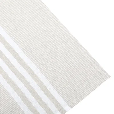 Kökshandduk Linnea Beige/Vit 50x70 4-pack Classic Textile