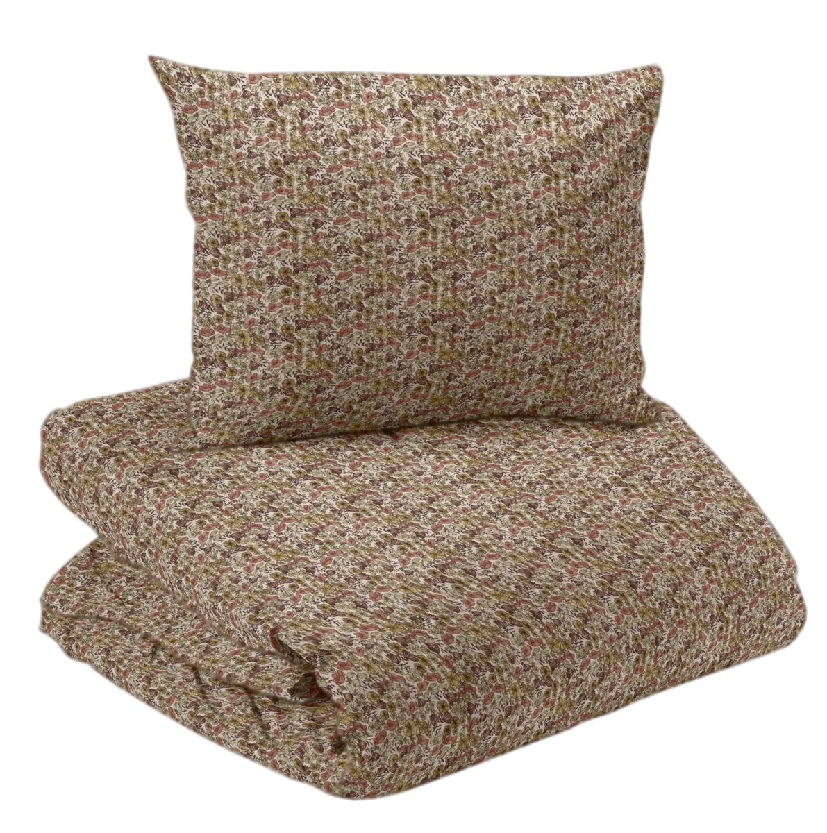 Elvira Sand Blommor Bäckebölja Bäddset Enkeltäcke 150x210 Redlunds