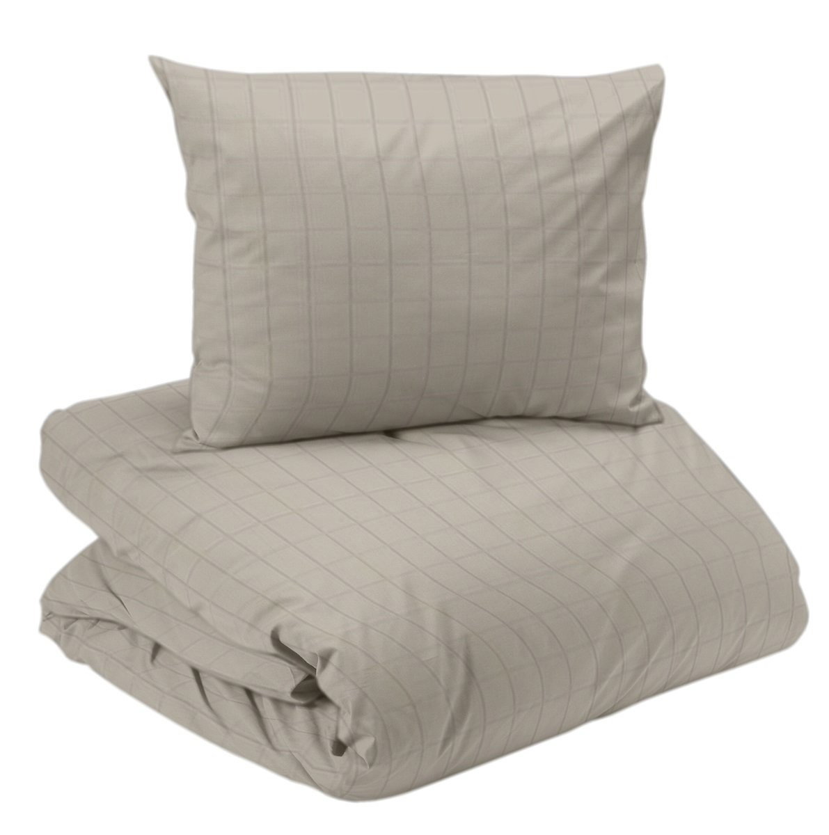 Square Satin Sand Bäddset Enkeltäcke 150x210 Redlunds