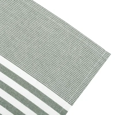 Kökshandduk Linnea Olivgrön/Vit 50x70 4-pack Classic Textile