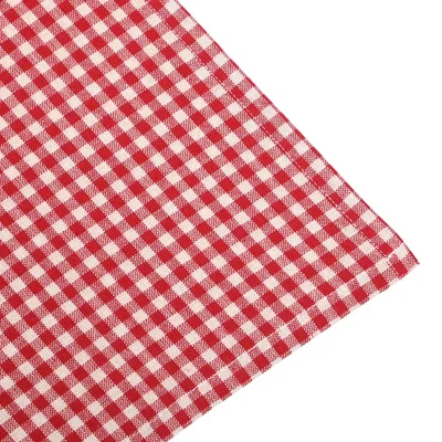 Kökshandduk Linnea Röd/Linne 50x70 4-pack Classic Textile