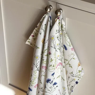 Kökshandduk Hilma Blå/Grön 50x70 2-pack Classic Textile