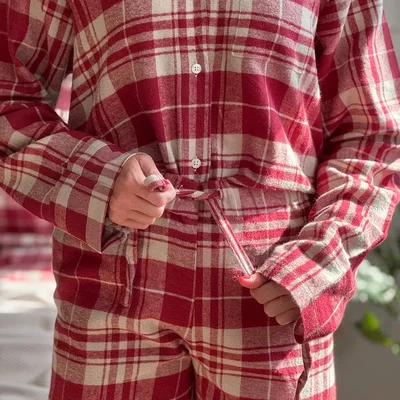 Pyjamas Arjeplog Röd Classic Textile