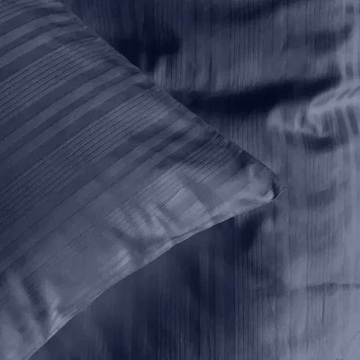 Teddy Örngott Marinblå 50x60 Classic Textile