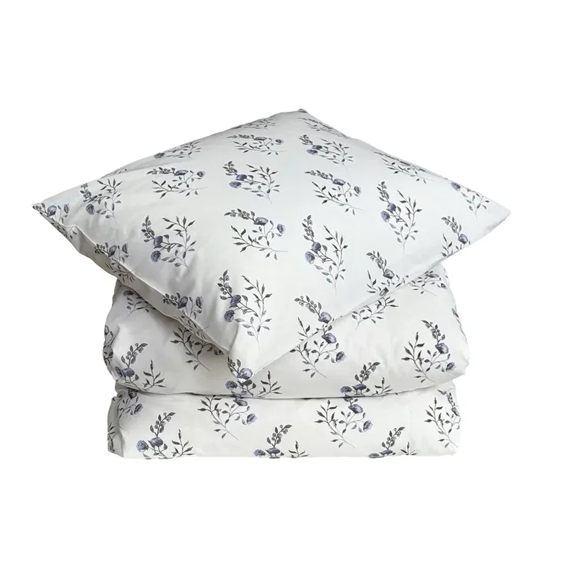 Örngott Olivia Blå/Vit Blommigt 50x60 Classic Textile