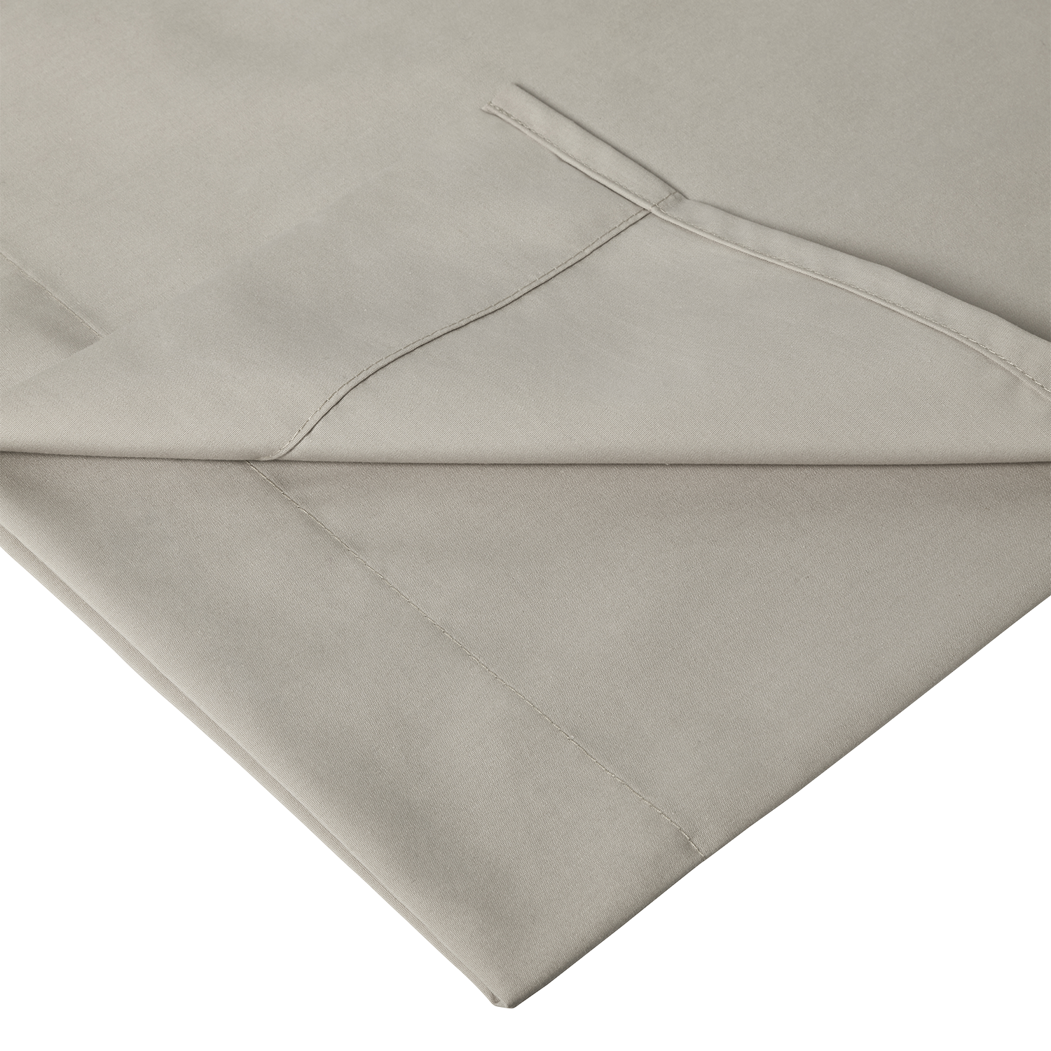 Underlakan Beige Egyptisk Bomull Percale Enkelsäng 180x270 Tempur