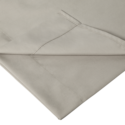 Underlakan Beige Egyptisk Bomull Percale Enkelsäng 180x270 Tempur