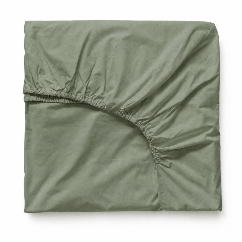 Dra på Lakan Grön 180x200 Björk®