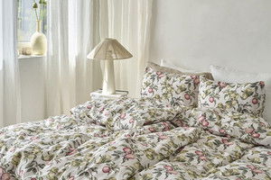 Äppellunden Multi Blommigt Bäddset Enkeltäcke 150x210 Borganäs of Sweden