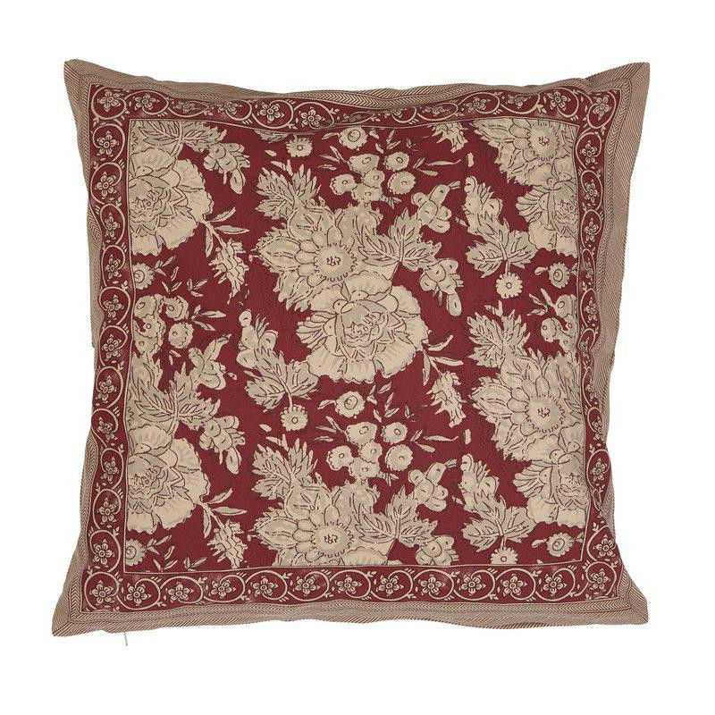 Sonia Röd Kuddfodral 45x45 Fondaco Sonia Röd Kuddfodral 45x45 Fondaco