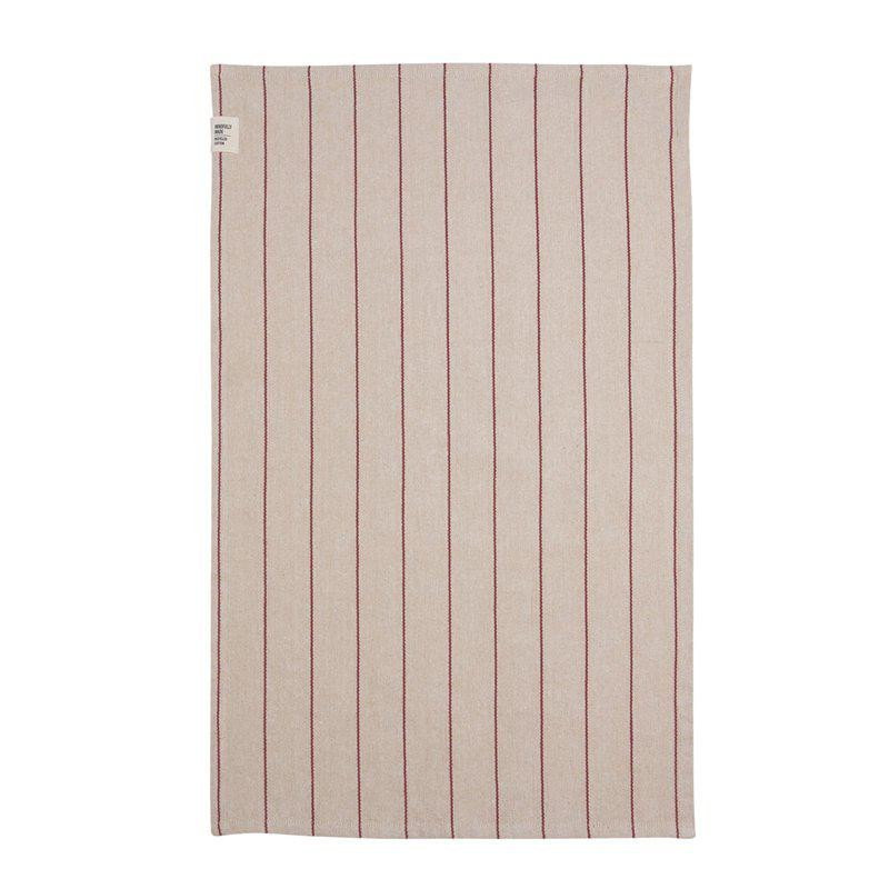 Lucas Röd/Beige Kökshandduk 50x70 Fondaco