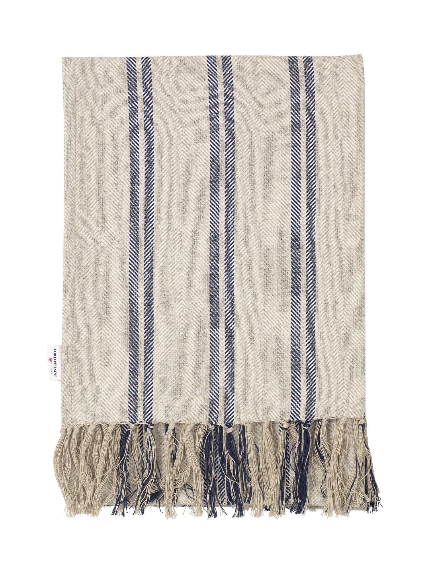 Pläd Vedhall Randig Beige 130x170 cm Lord Nelson