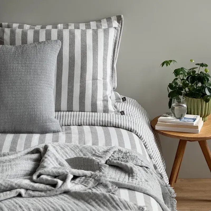 Örngott Funäsdalen Flanell Randigt Ljusgrå 50x60 Classic Textile dnmREnHKktRuCRD1726651017