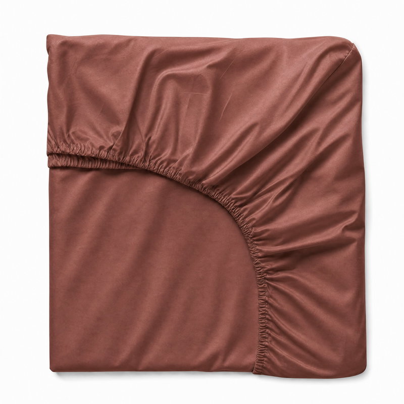 Dra på Lakan Rost Satin 90x200 Björk®