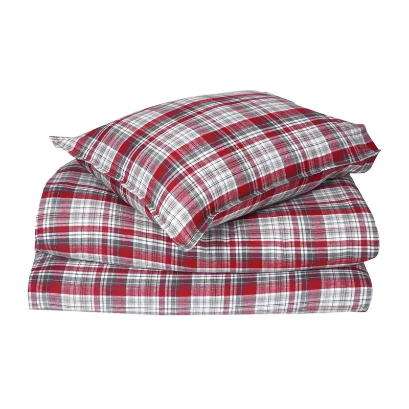 Örngott Åre Flanell Rutigt Röd/Vit 50x60 Classic Textile Örngott Åre Flanell Rutigt Röd/Vit 50x60 Classic Textile