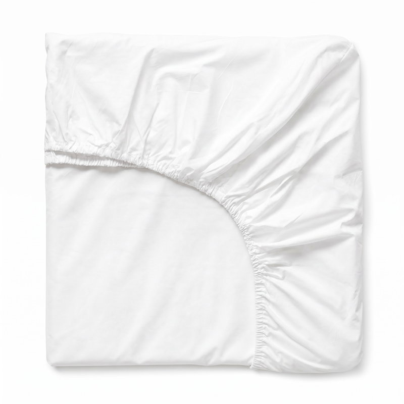 Dra på Lakan Vit Satin 180x200 Björk®